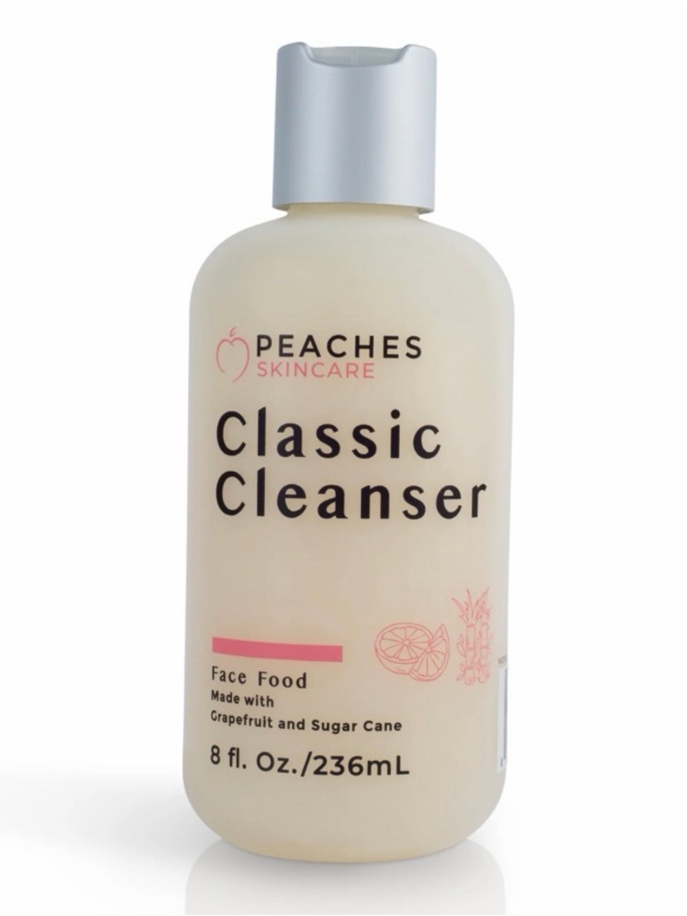 Peaches Skincare Classic Cleanser 8 Ounces New and Unopened